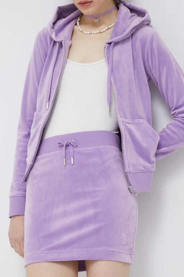 Juicy Couture Suknja Juicy Couture Robbie boja: ljubičasta, mini, pencil