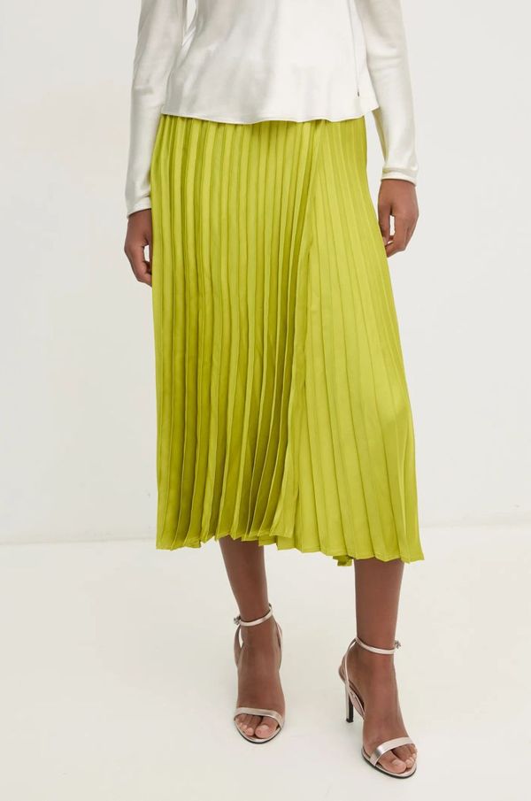 Pedro del Hierro Suknja Pedro del Hierro boja: zelena, midi, širi se prema dolje, 7598303