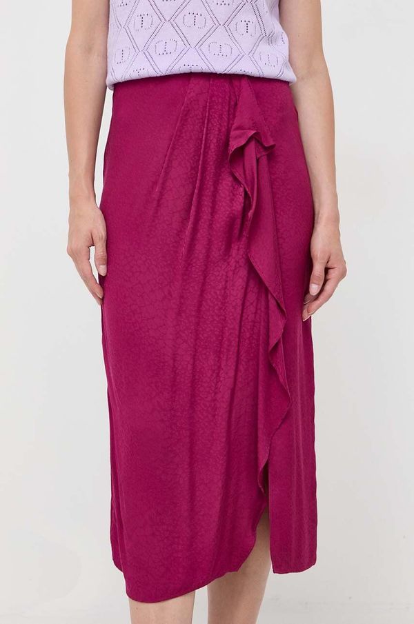 Twinset Suknja Twinset boja: ljubičasta, maxi, ravna