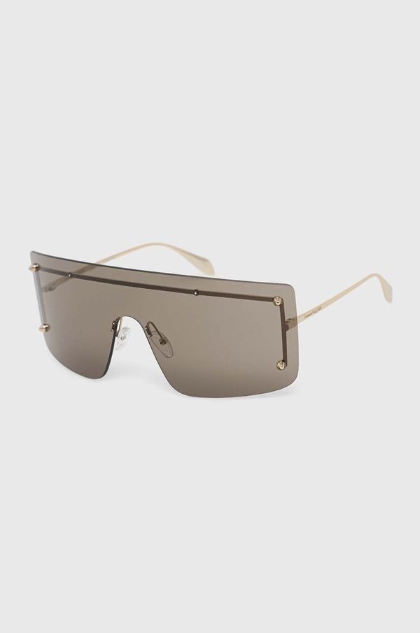 Alexander McQueen Sunčane naočale Alexander McQueen boja: zlatna