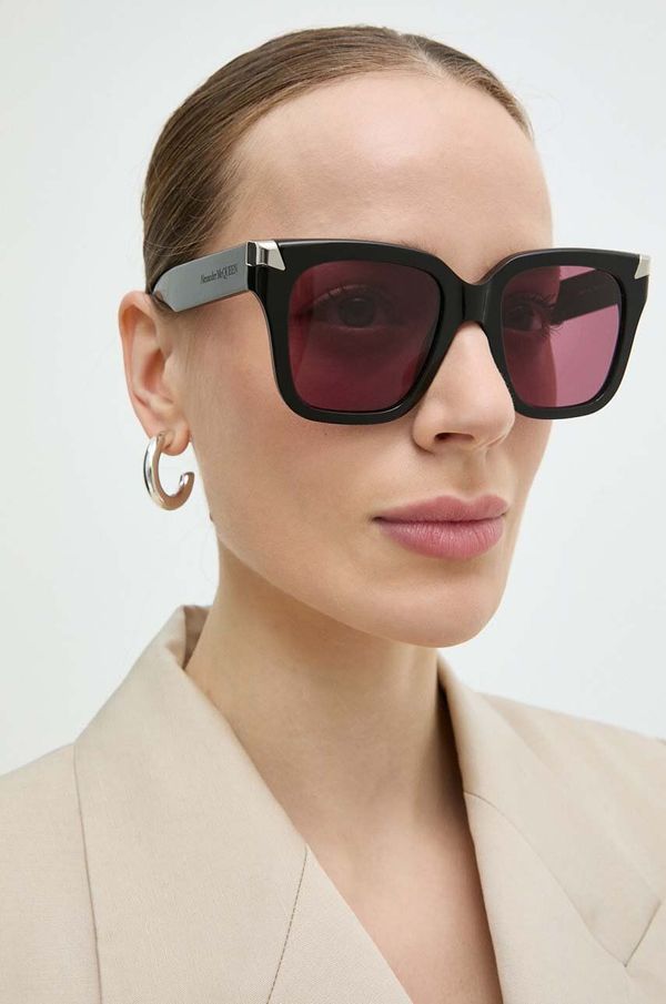 Alexander McQueen Sunčane naočale Alexander McQueen za žene, boja: crna, AM0440S