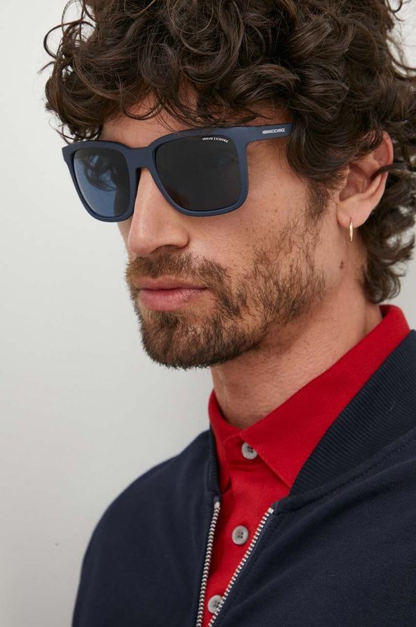 Armani Exchange Sunčane naočale Armani Exchange za muškarce, boja: plava