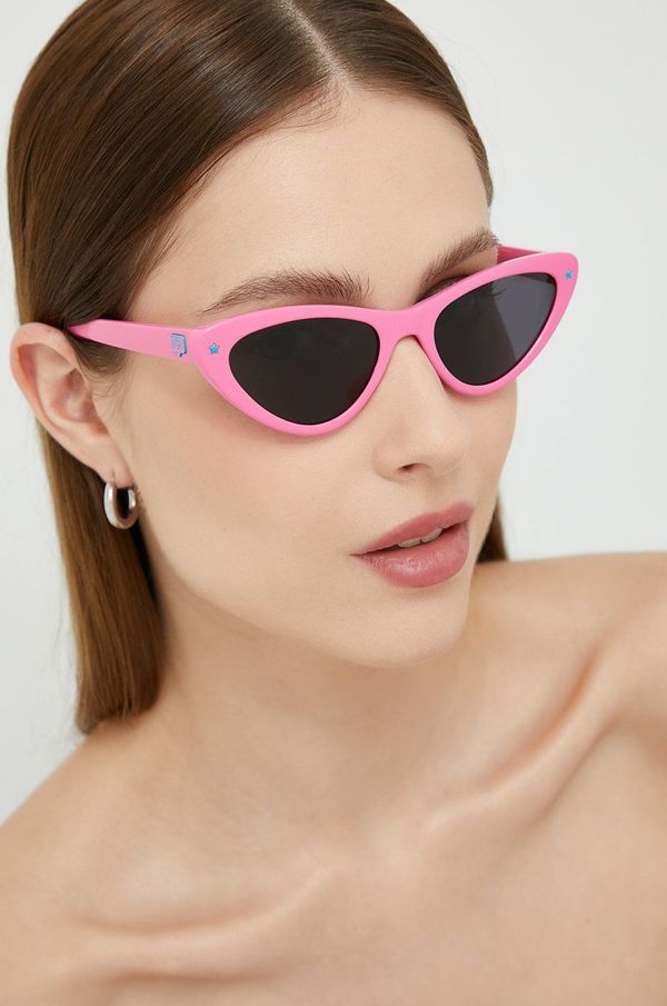 Chiara Ferragni Sunčane naočale Chiara Ferragni za žene, boja: ružičasta