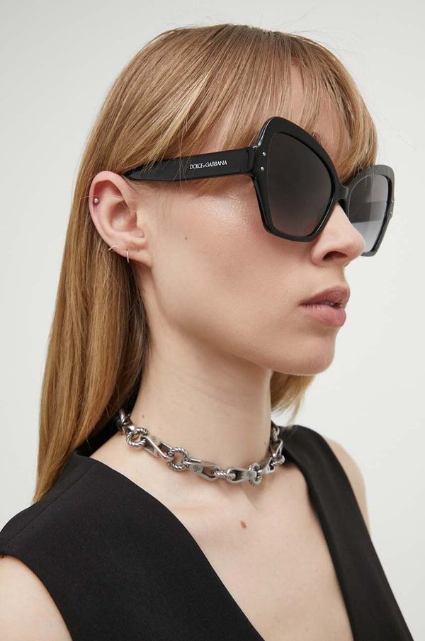 Dolce & Gabbana Sunčane naočale Dolce & Gabbana za žene, boja: crna