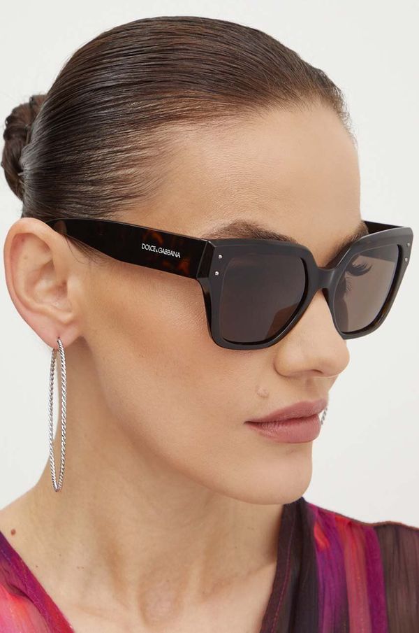 Dolce & Gabbana Sunčane naočale Dolce & Gabbana za žene, boja: smeđa