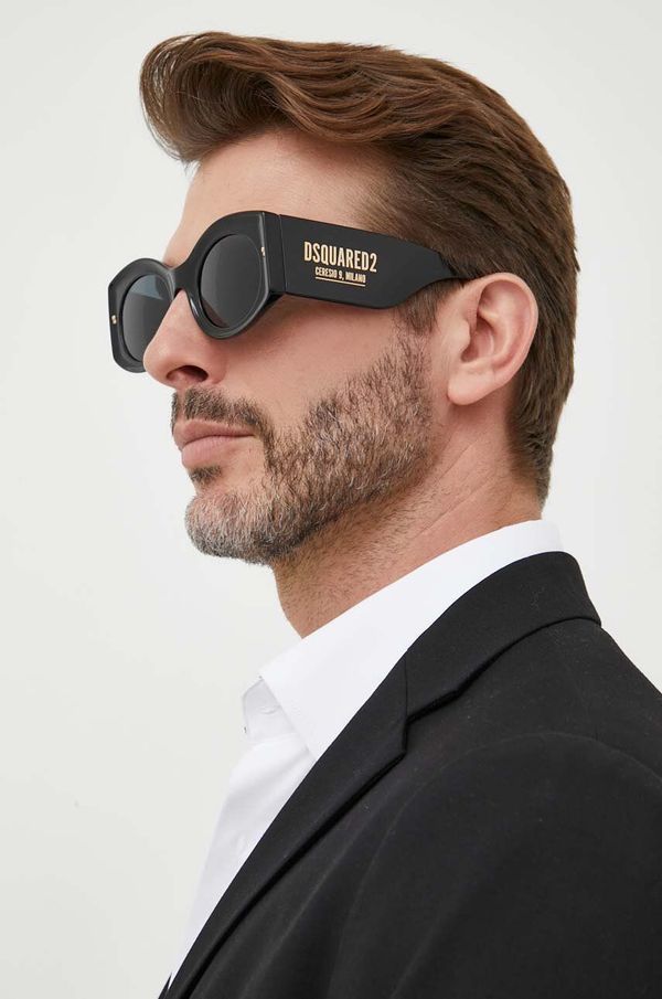 Dsquared2 Sunčane naočale DSQUARED2 za muškarce, boja: crna