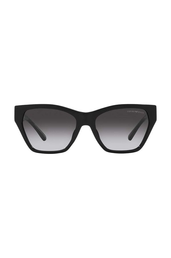 Emporio Armani Sunčane naočale Emporio Armani za žene, boja: crna