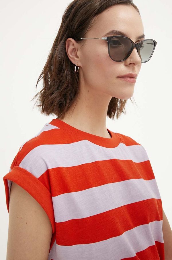 Emporio Armani Sunčane naočale Emporio Armani za žene, boja: crna