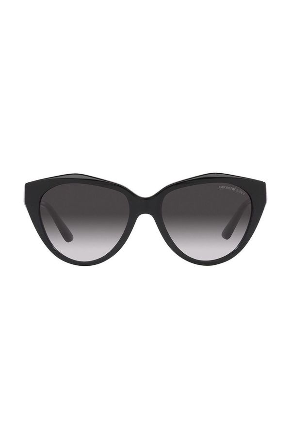 Emporio Armani Sunčane naočale Emporio Armani za žene, boja: crna