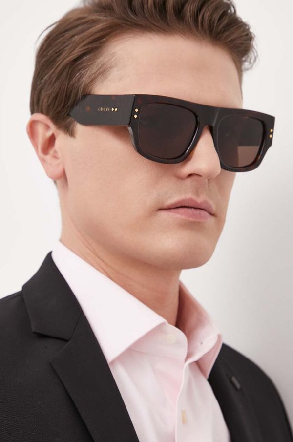 Gucci Sunčane naočale Gucci za muškarce, boja: smeđa