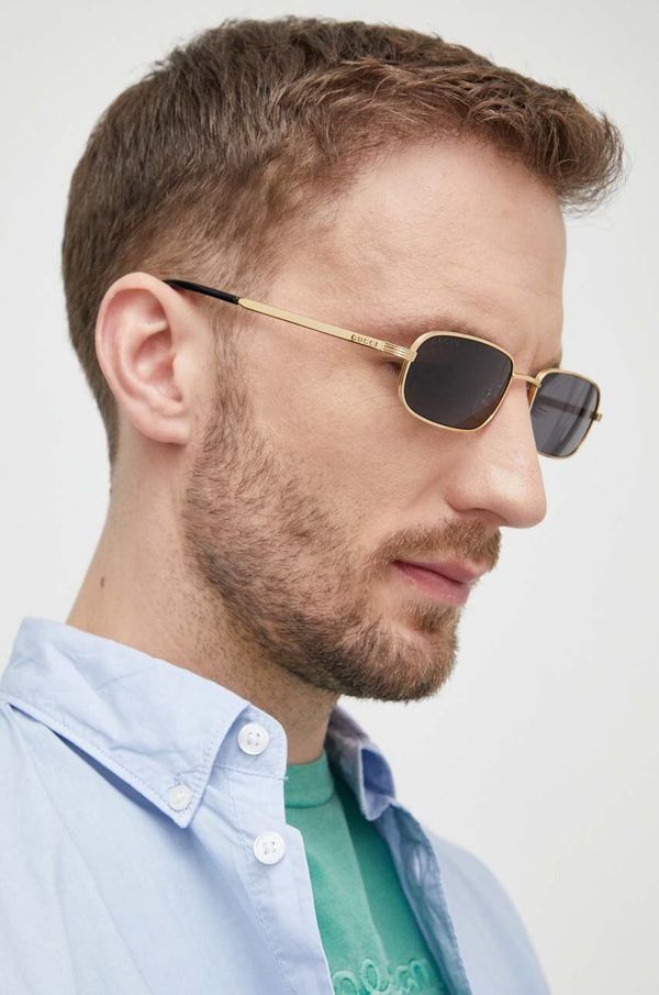 Gucci Sunčane naočale Gucci za muškarce, boja: zlatna