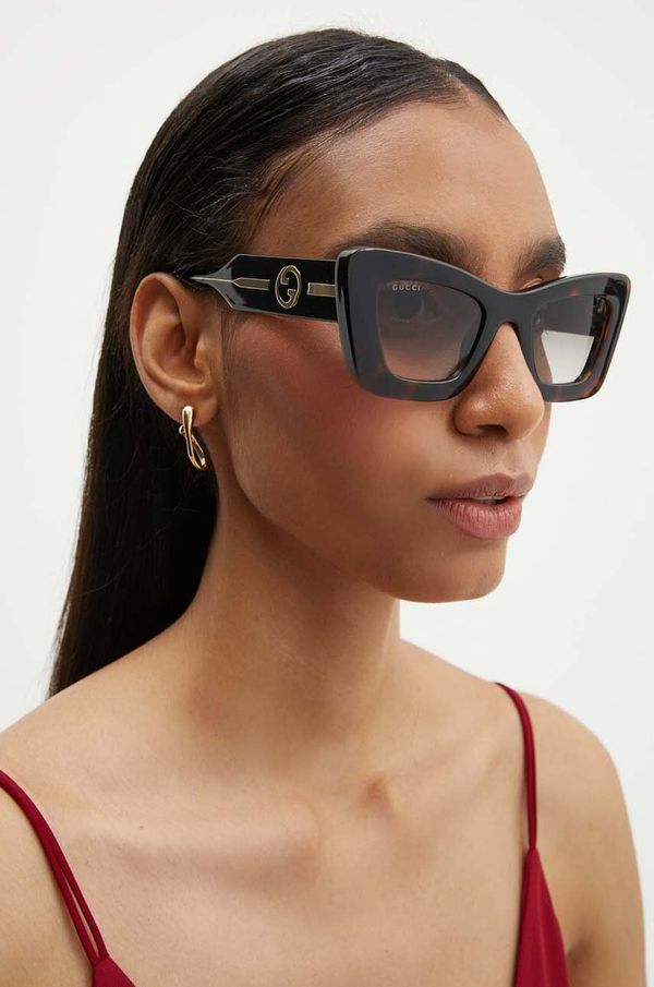 Gucci Sunčane naočale Gucci za žene, boja: crna, GG1552S