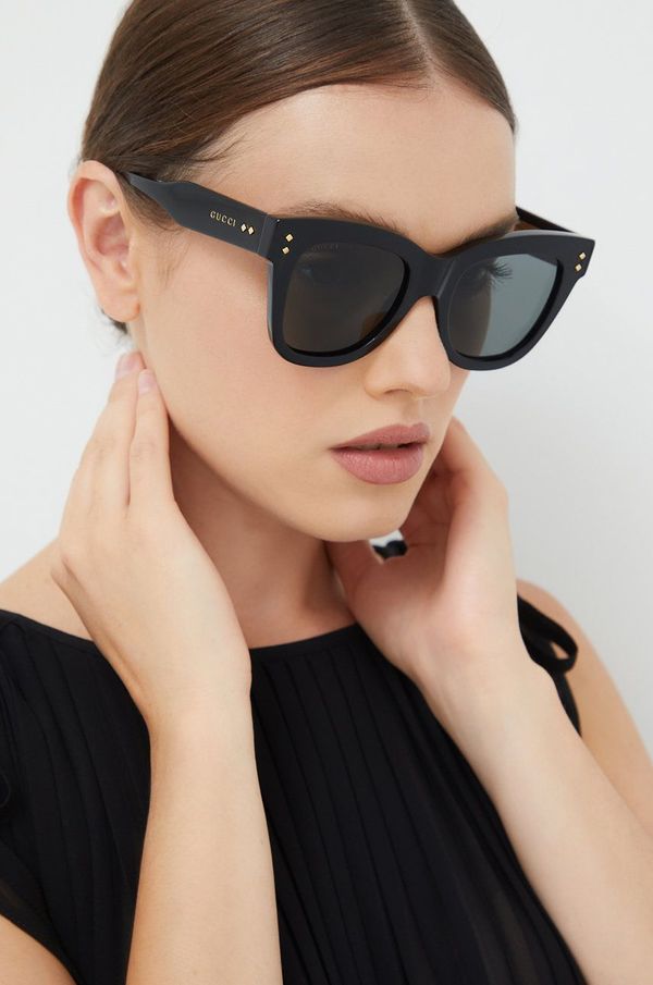 Gucci Sunčane naočale Gucci za žene, boja: crna