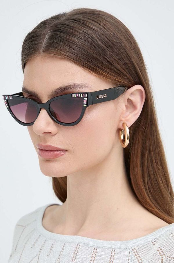 Guess Sunčane naočale Guess za žene, boja: crna, GU7901_5401T