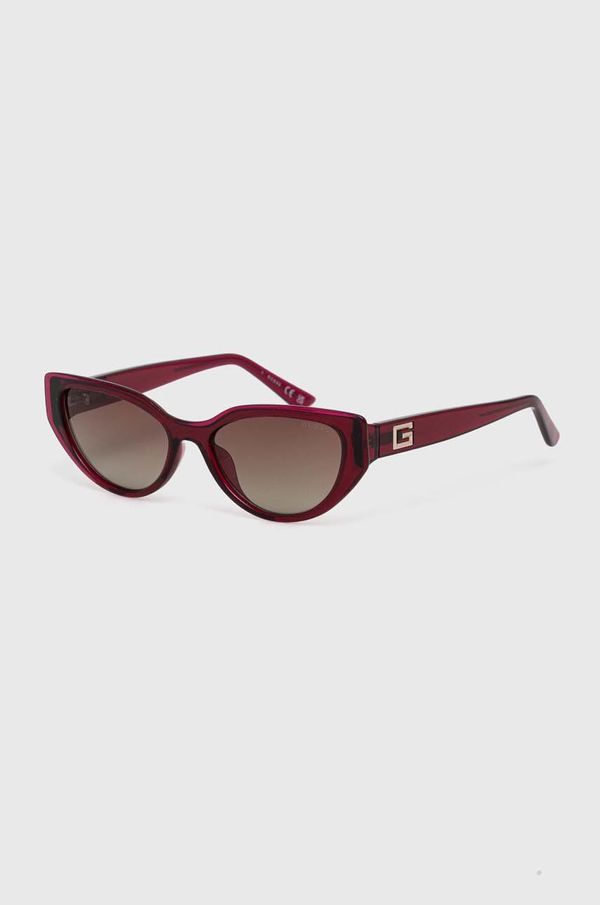 Guess Sunčane naočale Guess za žene, boja: ljubičasta, GU7910_5269T