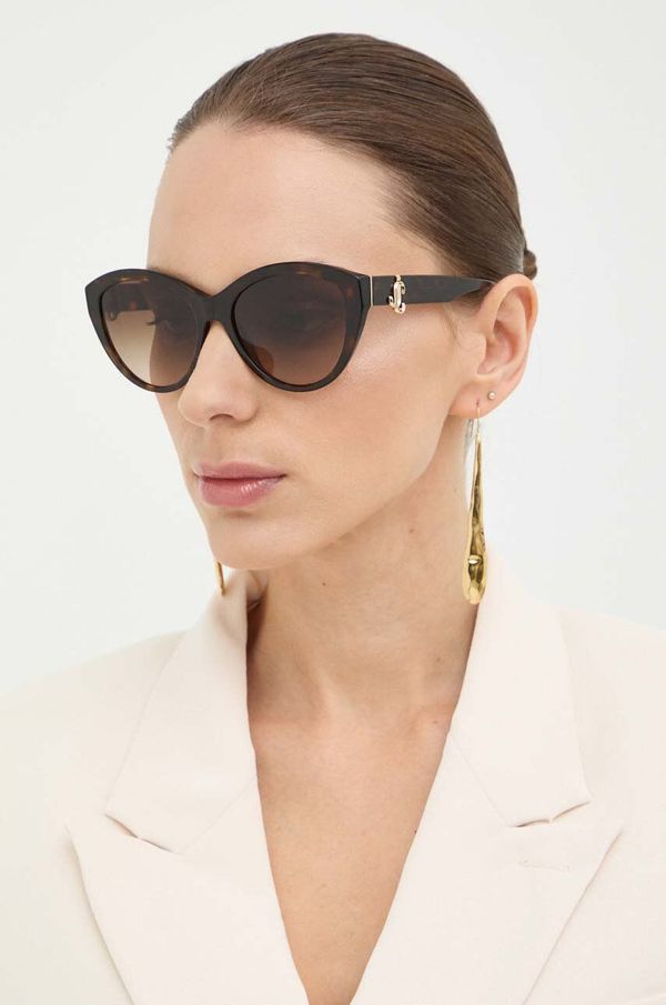 Jimmy Choo Sunčane naočale Jimmy Choo za žene, boja: smeđa, 0JC5007
