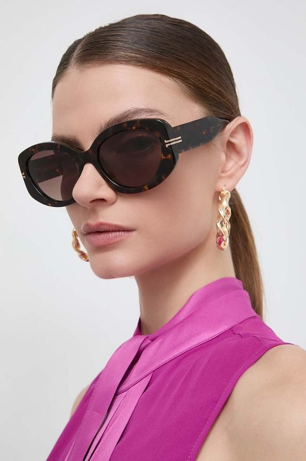 Marc Jacobs Sunčane naočale Marc Jacobs za žene, boja: smeđa