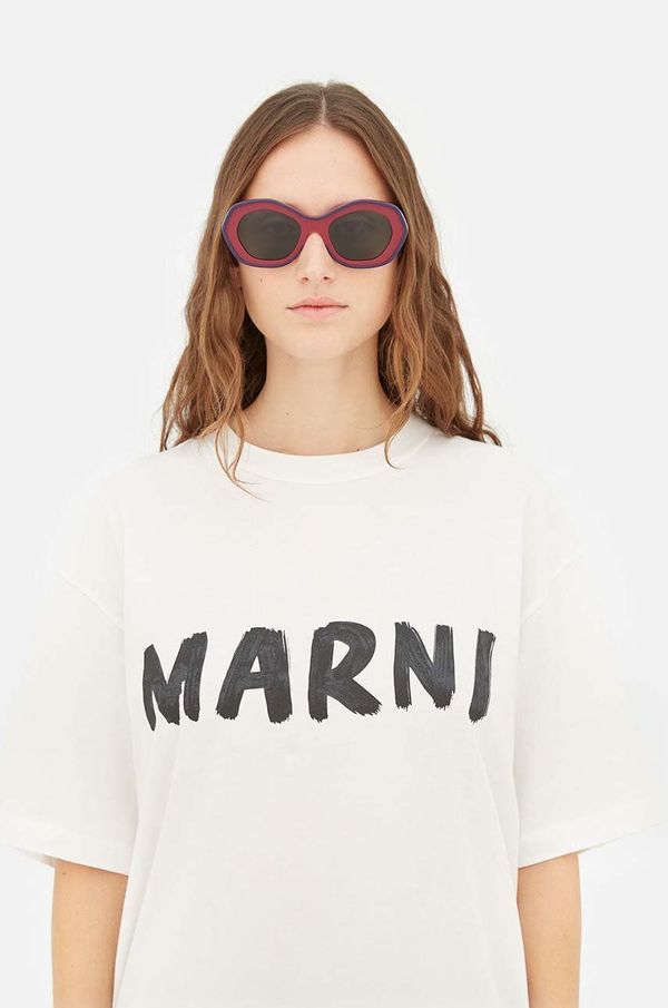 Marni Sunčane naočale Marni Ulawun Vulcano Bordeaux za žene, boja: bordo, EYMRN00024.002.YAL
