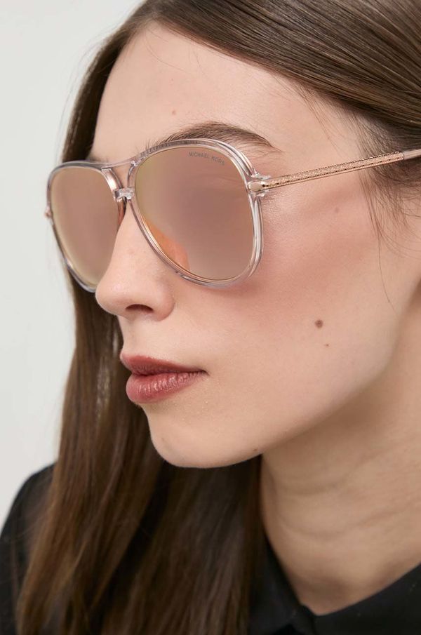 Michael Kors Sunčane naočale Michael Kors za žene, boja: ružičasta