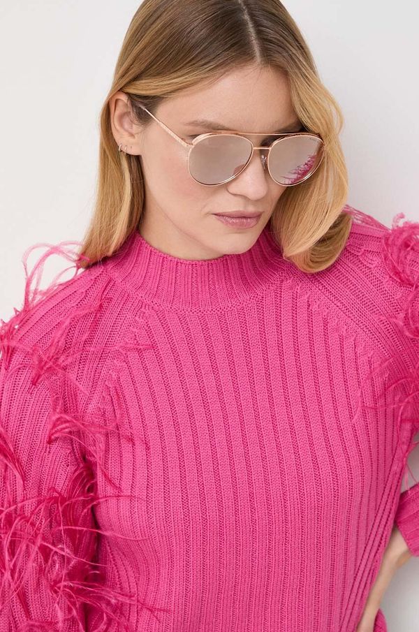 Michael Kors Sunčane naočale Michael Kors za žene, boja: ružičasta