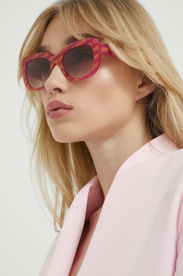 Moschino Sunčane naočale Moschino za žene, boja: ružičasta