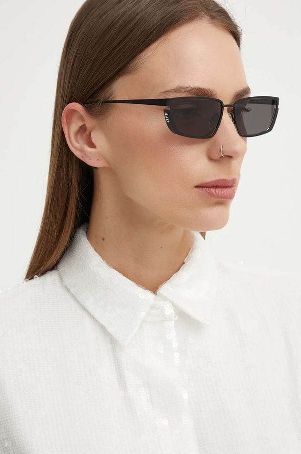 Off-White Sunčane naočale Off-White za žene, boja: crna, OERI119_561007
