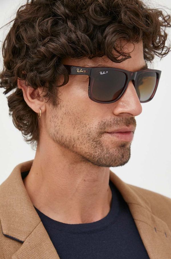 Ray-Ban Sunčane naočale Ray-Ban za muškarce, boja: smeđa