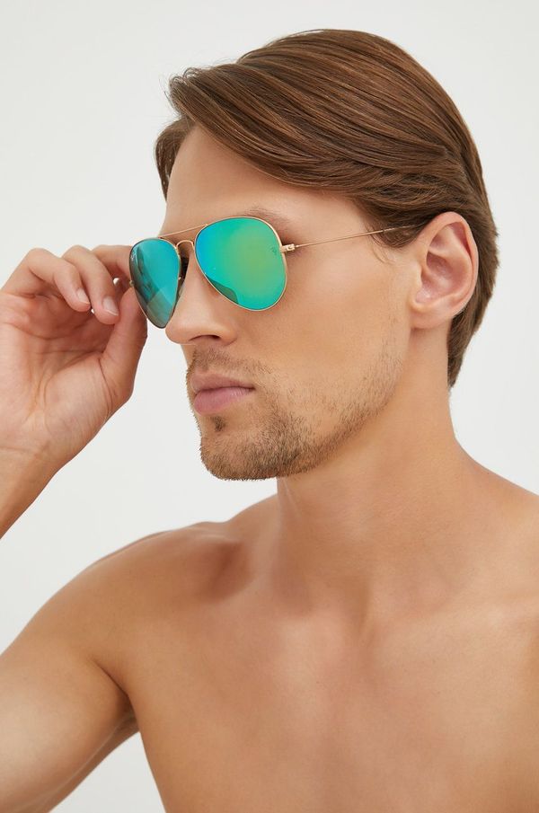 Ray-Ban Sunčane naočale Ray-Ban za muškarce, boja: zlatna