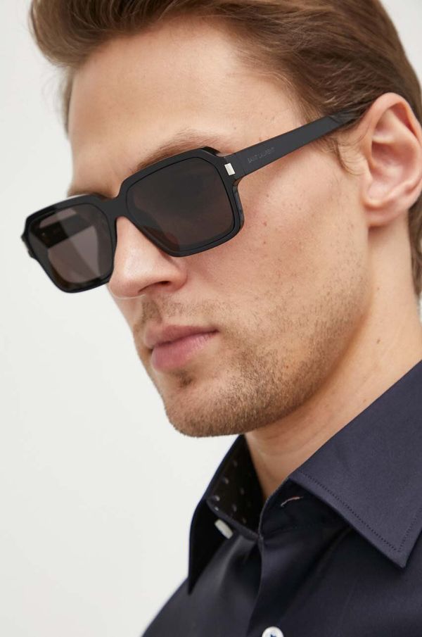 Saint Laurent Sunčane naočale Saint Laurent za muškarce, boja: crna