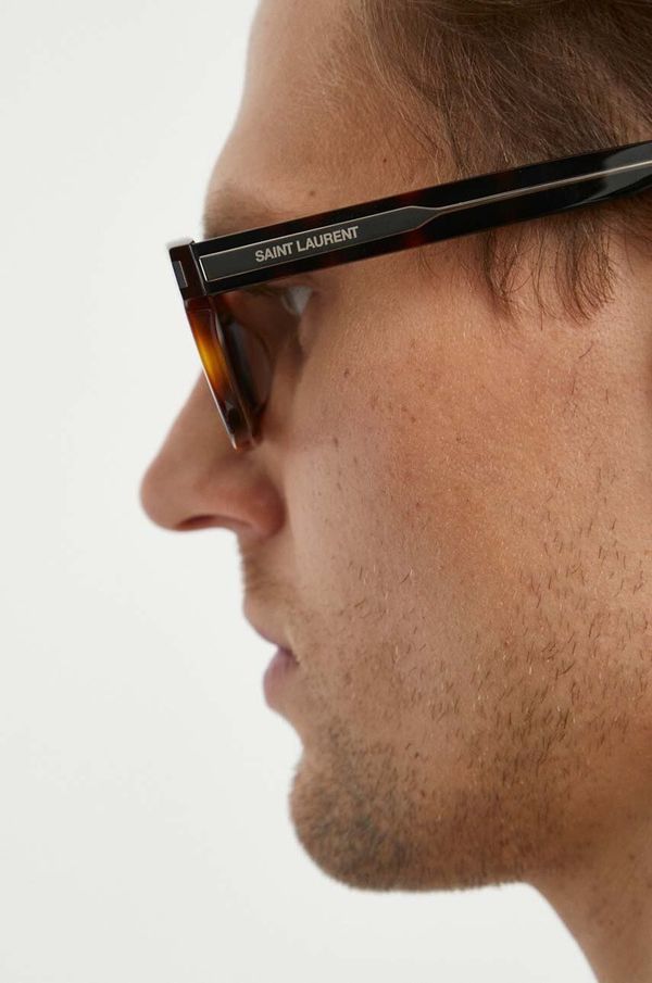 Saint Laurent Sunčane naočale Saint Laurent za muškarce, boja: smeđa
