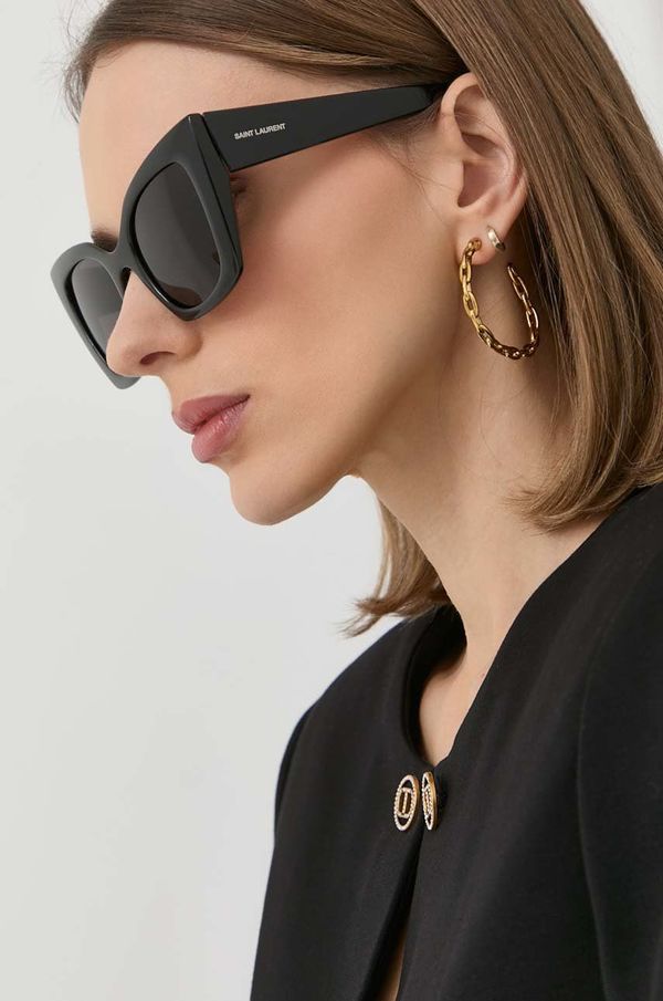 Saint Laurent Sunčane naočale Saint Laurent za žene, boja: crna