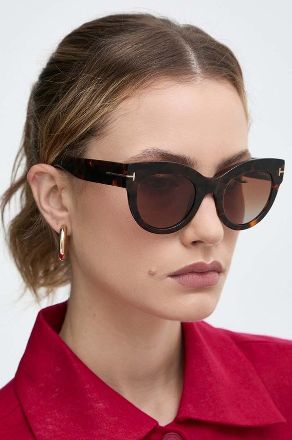 Tom Ford Sunčane naočale Tom Ford za žene, boja: smeđa, FT1063_5152T