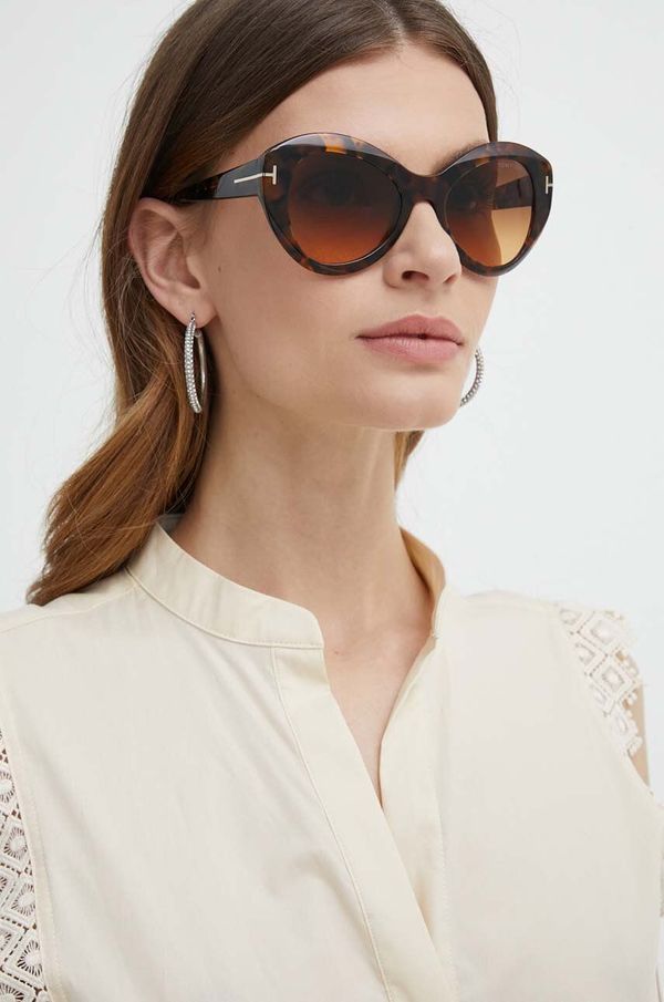 Tom Ford Sunčane naočale Tom Ford za žene, boja: smeđa, FT1084_5252F