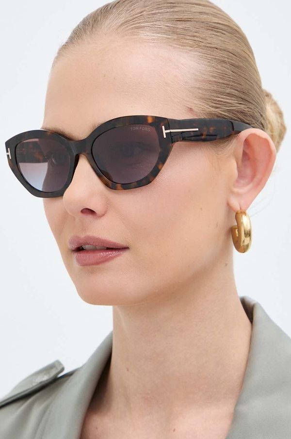 Tom Ford Sunčane naočale Tom Ford za žene, boja: smeđa, FT1086_5552F