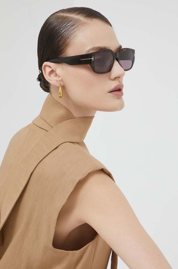 Tom Ford Sunčane naočale Tom Ford za žene, boja: smeđa