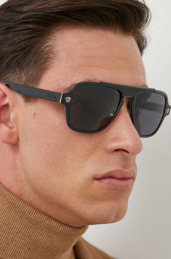 Versace Sunčane naočale Versace za muškarce, boja: crna, 0VE2199