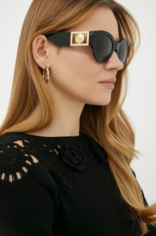Versace Sunčane naočale Versace za žene, boja: crna, 0VE4438B
