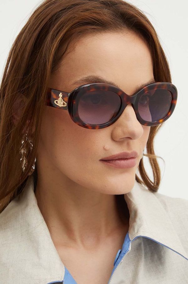 Vivienne Westwood Sunčane naočale Vivienne Westwood za žene, boja: smeđa, VW505110053