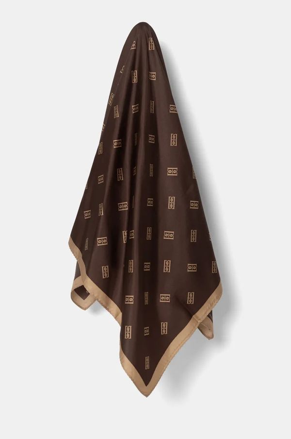 By Malene Birger Svilena marama By Malene Birger MONNAS boja: smeđa, s uzorkom, Q70130020