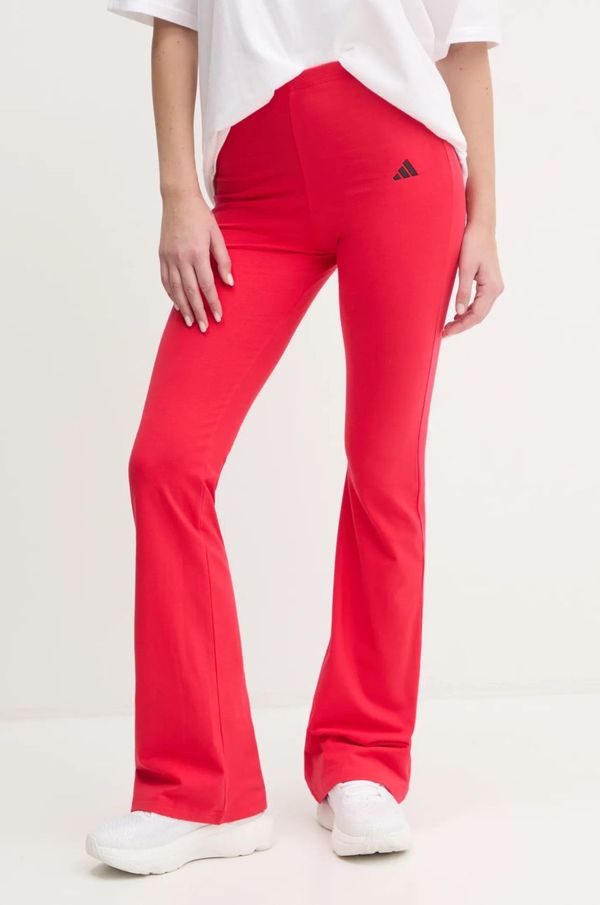 adidas Tajice adidas Essentials za žene, boja: crvena, bez uzorka, JD3074