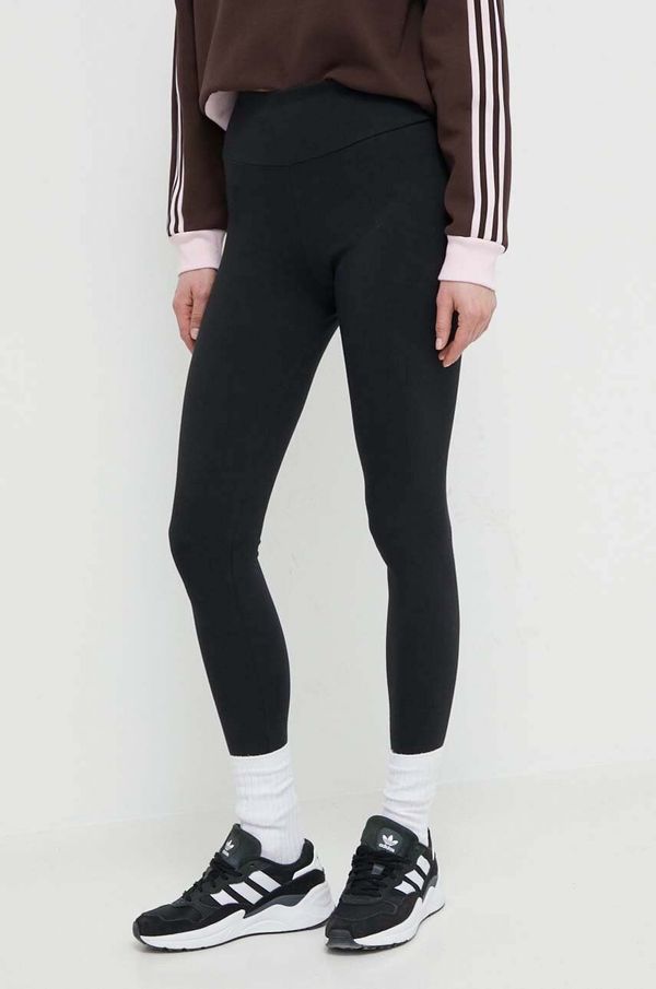 adidas Originals Tajice adidas Originals za žene, boja: crna, glatki materijal, IA6446-BLACK