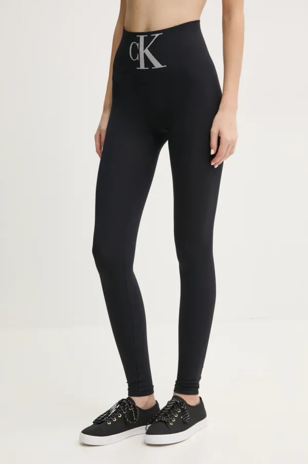 Calvin Klein Jeans Tajice Calvin Klein Jeans za žene, boja: crna, s tiskom, 701233380