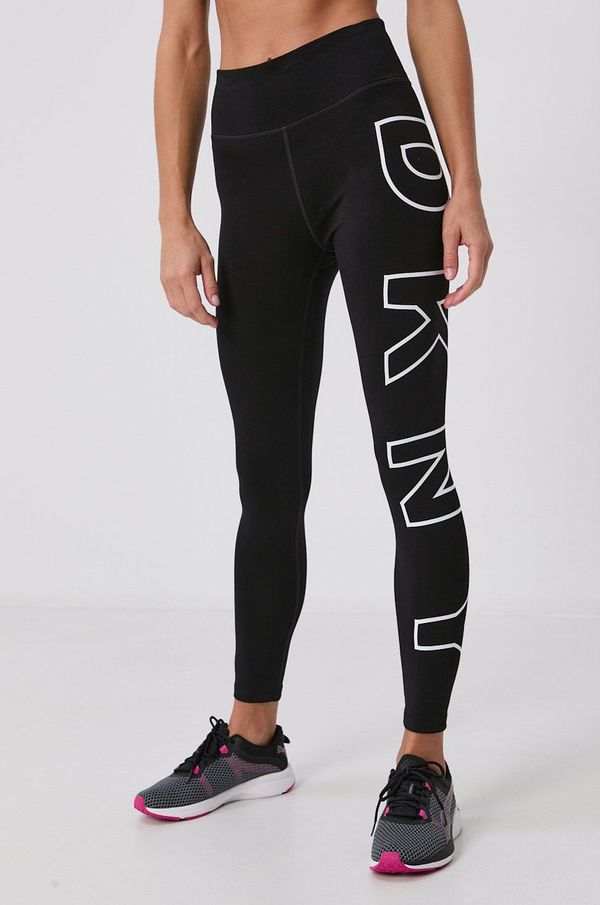 DKNY Tajice Dkny za žene, boja: crna