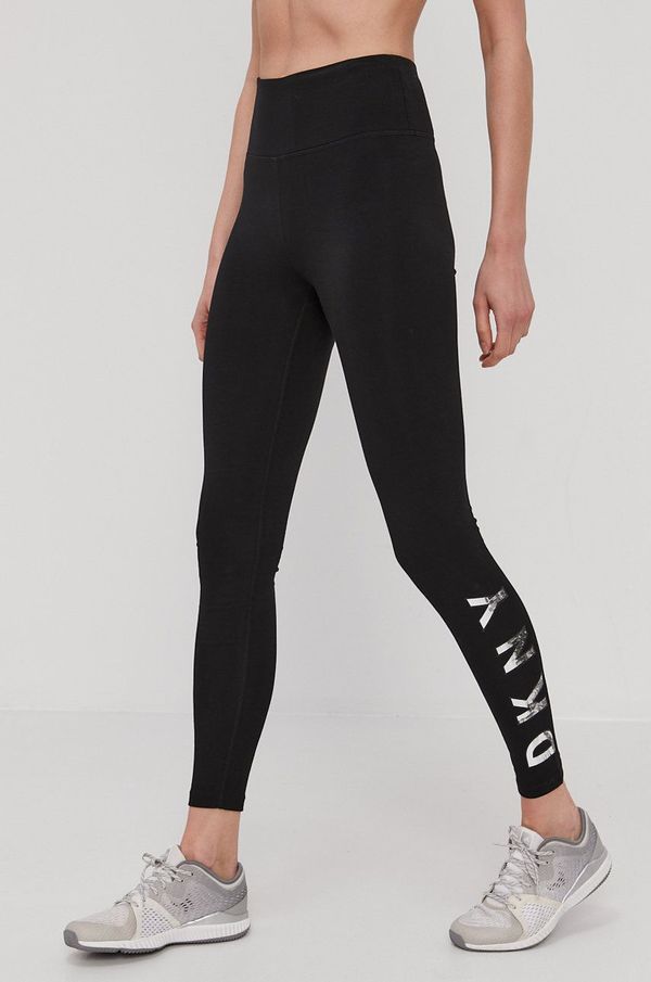 DKNY Tajice Dkny za žene, boja: crna