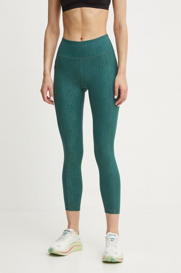 DKNY Tajice Dkny za žene, boja: zelena, bez uzorka, DP4P3489