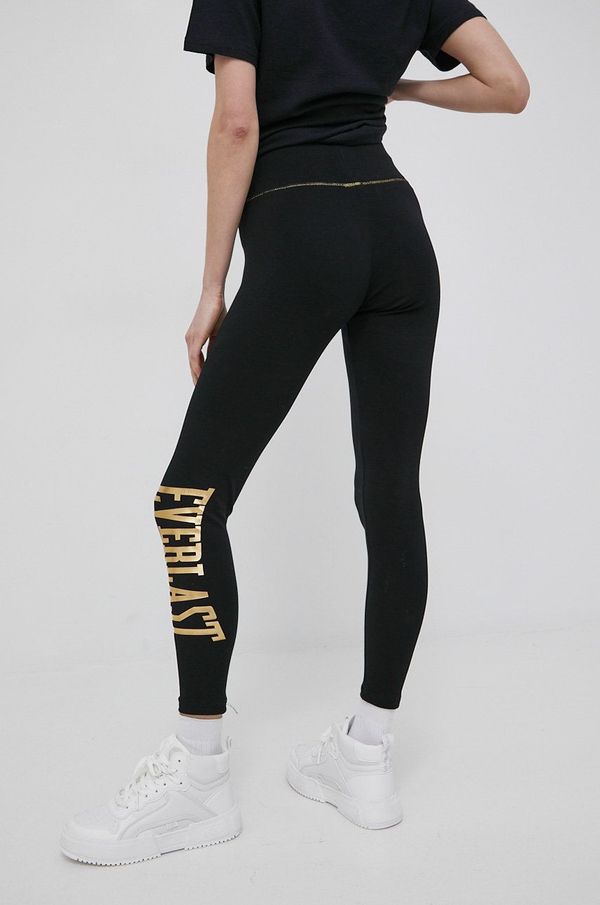 Everlast Tajice Everlast za žene, boja: crna, s tiskom