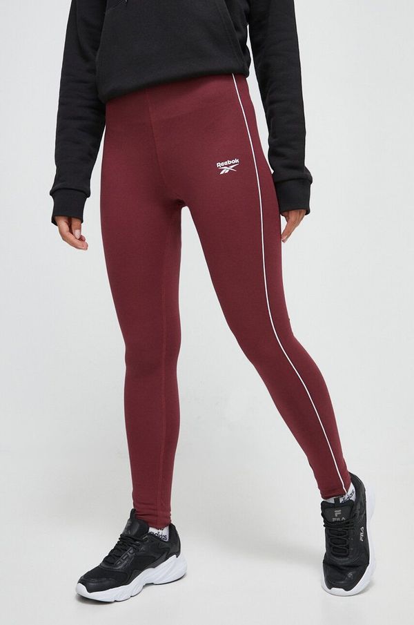 Reebok Tajice Reebok za žene, boja: bordo, bez uzorka