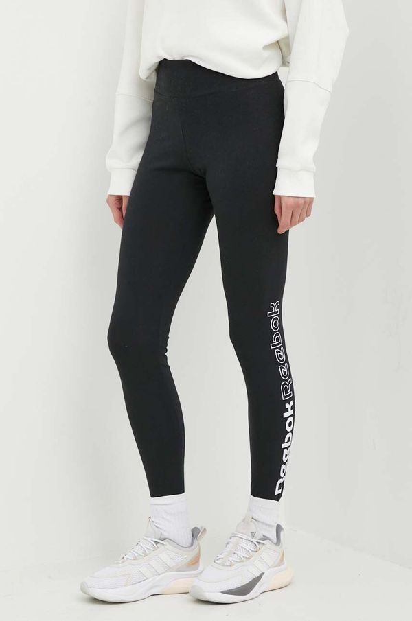 Reebok Tajice Reebok za žene, boja: crna, s tiskom, 100075404