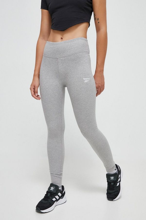Reebok Tajice Reebok za žene, boja: siva, melanž, 100037551