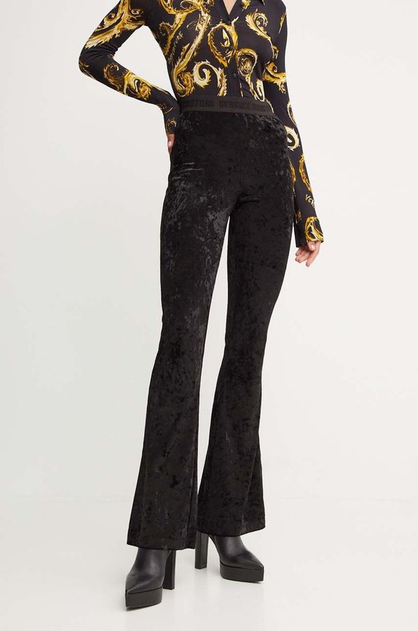 Versace Jeans Couture Tajice Versace Jeans Couture za žene, boja: crna, bez uzorka, 77HAC107 J0153
